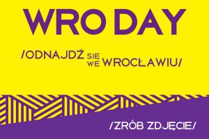 Branding ekranu startowego WRO DAY ,,Odnajdź się we Wrocławiu
